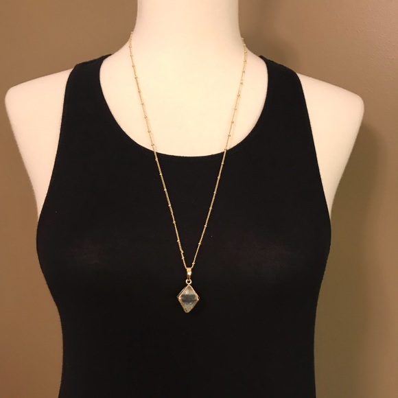 Last 1! 🌟HP🌟Boho Fluorite Crystal Necklace - Picture 3 of 5